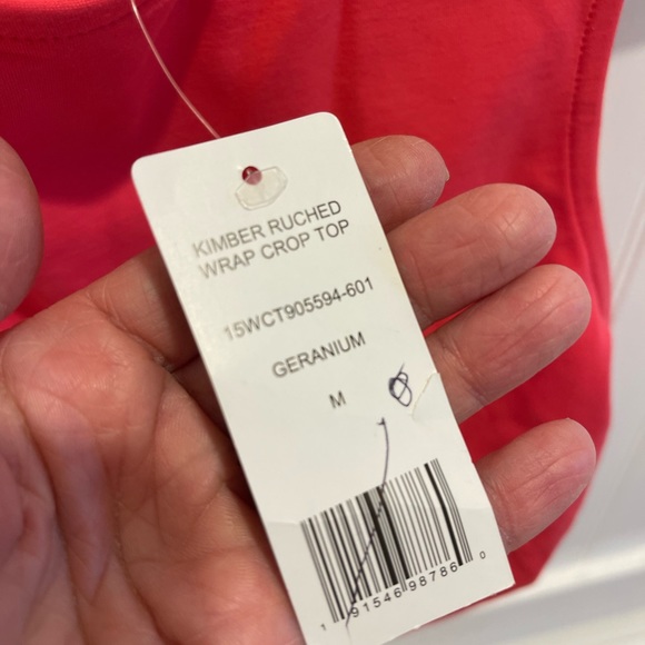 NWT Bebe ruched wrap tank top - Picture 3 of 3